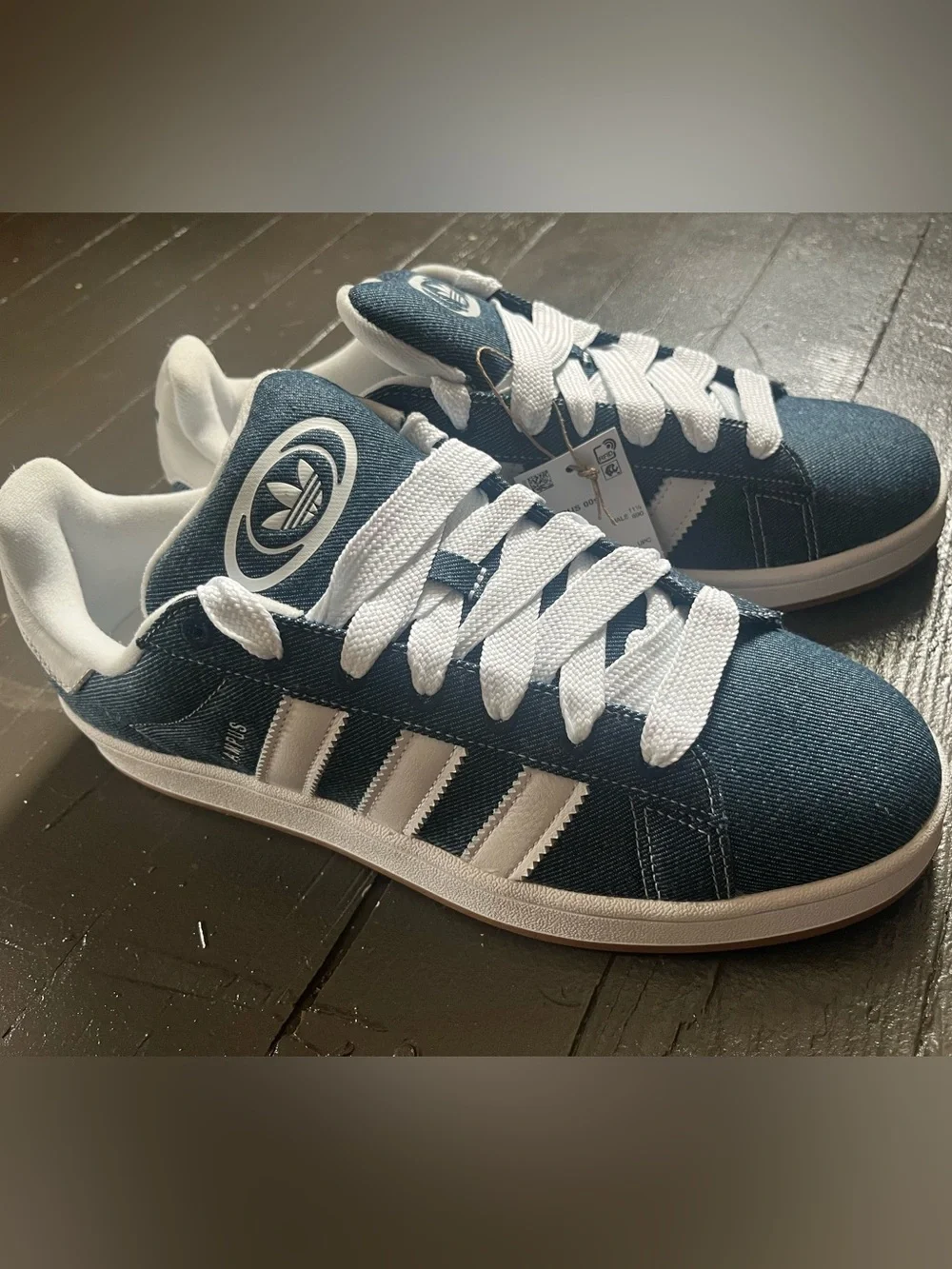 adidas Campus Men’s Navy & White Low-Top Sneakers
